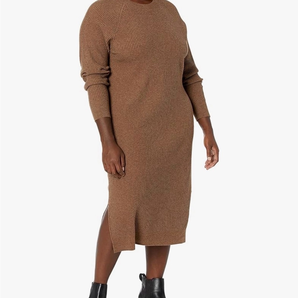 The Drop Women's Renata Rib Midi Dress